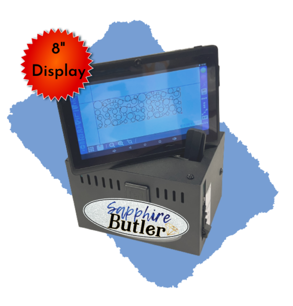 8″ SAPPHIRE BUTLER QUILTING ROBOT